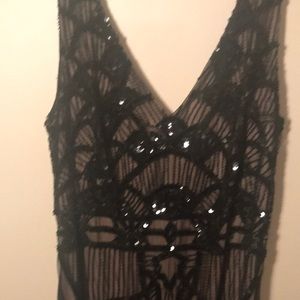 Full length sequin dress